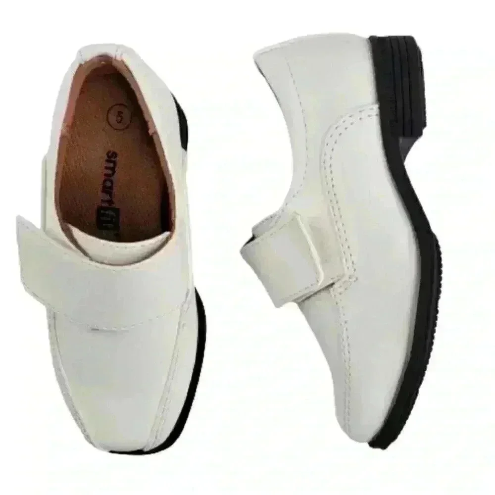 SmartFit Boys' Toddler Grant Strap Slip-On Dress Shoe Boy'